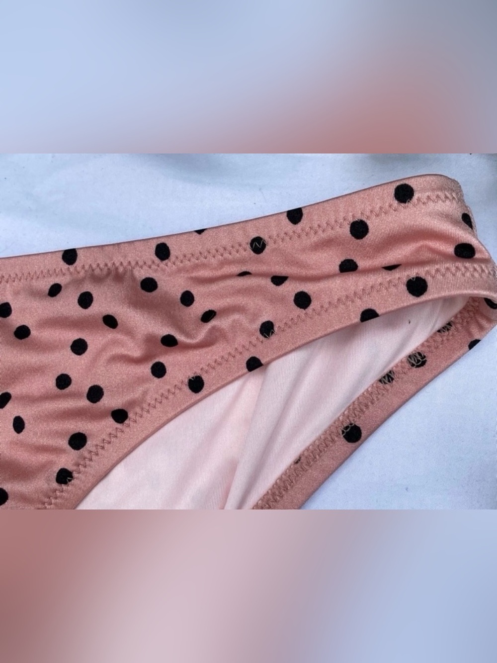 Shade & Shore Polka Dot Cheeky Bikini Bottoms Small NWOT - Picture 6 of 7